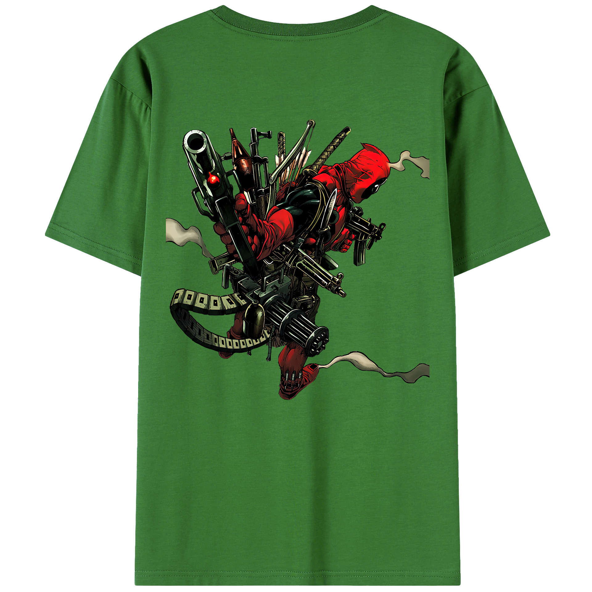 （画像用） Deadpool デッドプール レディース半袖Tシャツ(バックプリント)